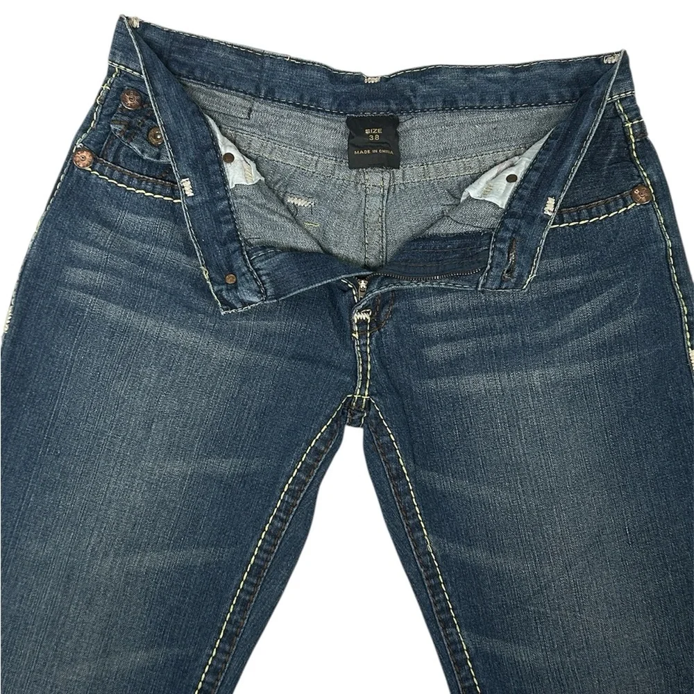 True Religion Billy Row Streetwear Denim Blue Jeans Size 38